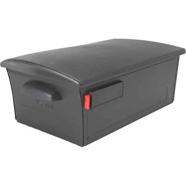 Gibraltar RSKB0000 - Mailsafe Post-Mount Mailbox - Black