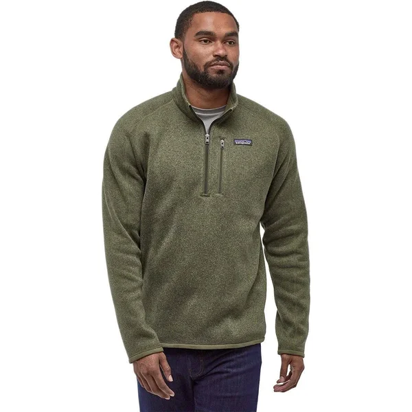 Patagonia Men's Better Sweater 1/4 Zip - Industrial Green - 3XL