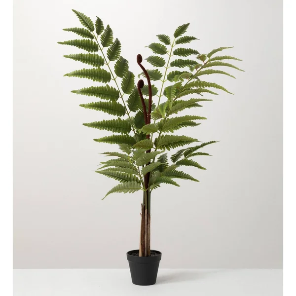 Sullivans Artificial Potted Fern 37x22H Green
