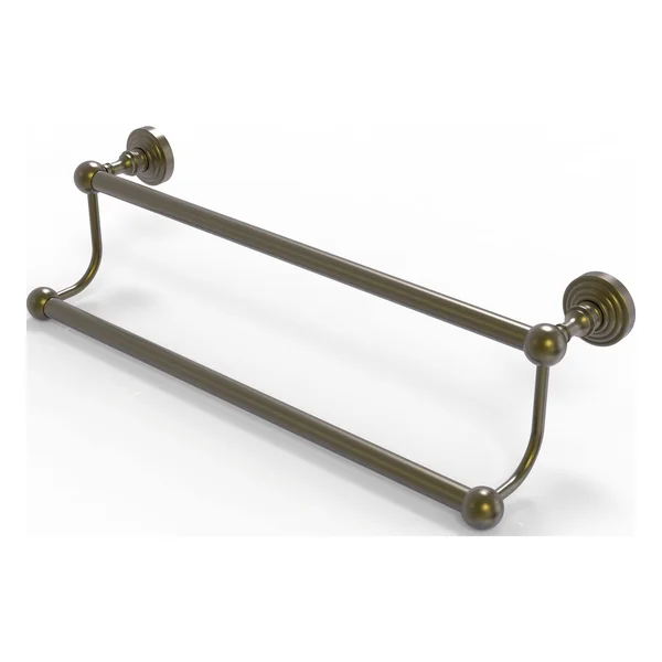 Allied Brass Waverly Place Collection 18 inch Double Towel Bar Antique Brass