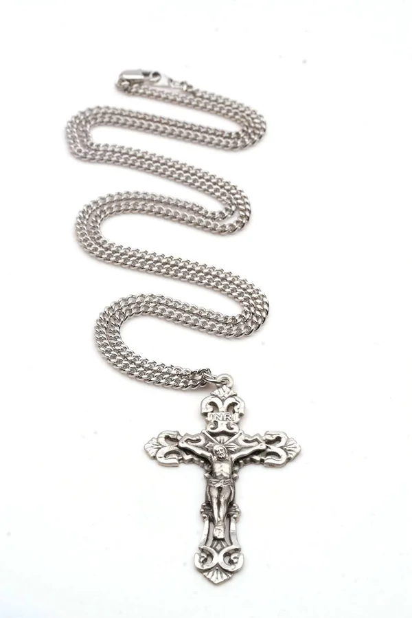 Sterling Silver Crucifix Pendant