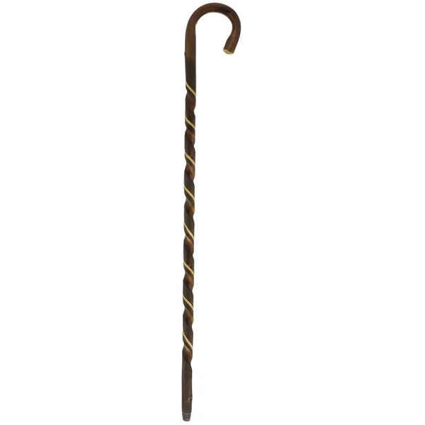 Men Crook Cane Scorched Chestnut - 5 x 1 x 36 inches