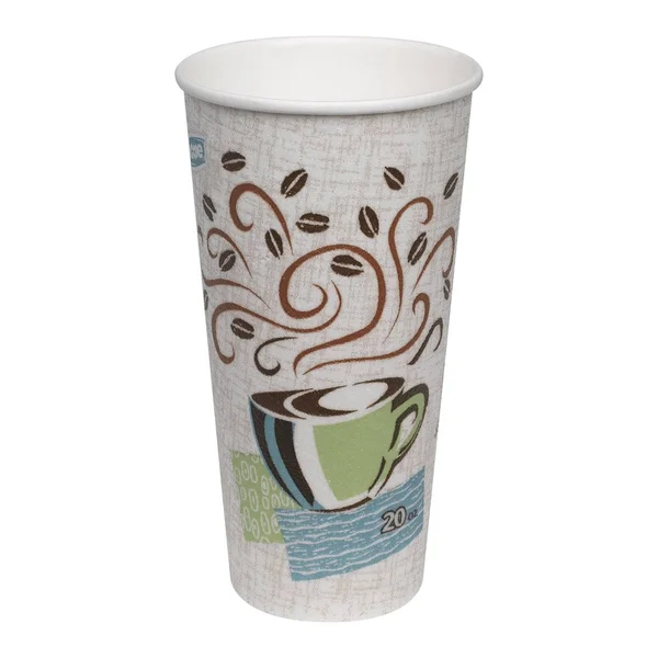 Dixie Hot Cups - Paper, 20oz, Coffee Dreams Design, 25/Pack, 20 Packs/Carton