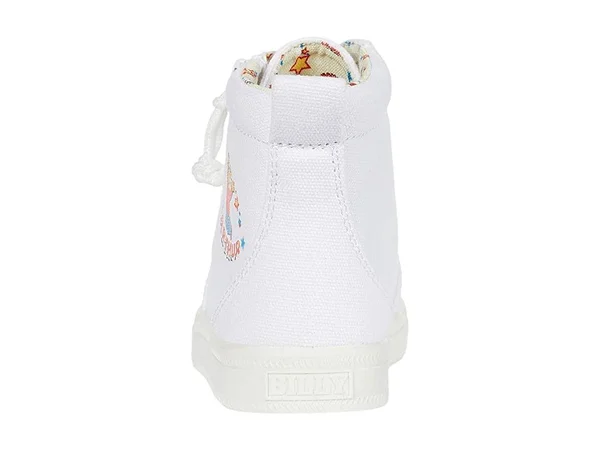 Billy Footwear Kids Classic Lace High Arthur Celebration (Toddler) Kid's Shoes White : 7 Toddler M