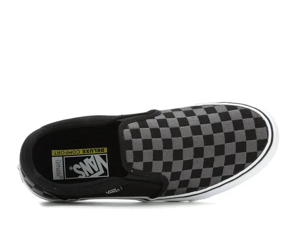 Vans Asher DX Men's Skate Shoes - Size: 7.5, Black