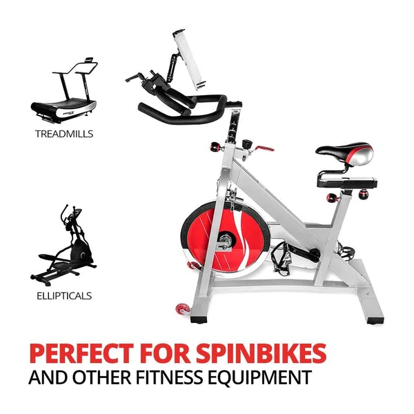 Tackform Fitness, Fit Clamp Tablet Mount, Spin Bike Tablet Holder 8.25 in.