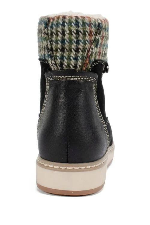 White Mountain Women's Theo Winter Bootie - Black Suede