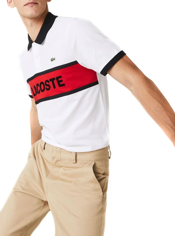 Lacoste Sport Short Sleeved Polo T Shirt White