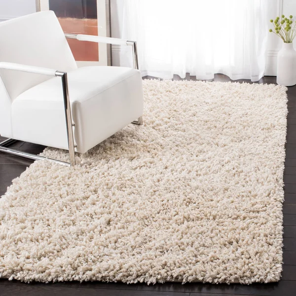 Safavieh Sheep Shag Silver 4 ft. x 6 ft. Area Rug