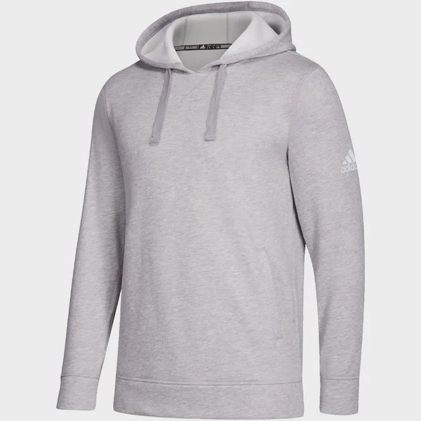 Adidas Fleece Sportswear Hoodie - Light Heather Grey, Men's Light Heather Grey, L
