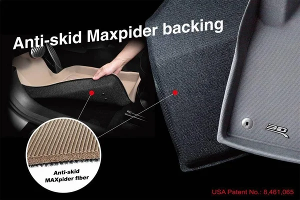 3D MAXpider L1JP00321509 Jeep Wrangler Unlimited 2007-2013 Kagu Black R2 Floor Mat