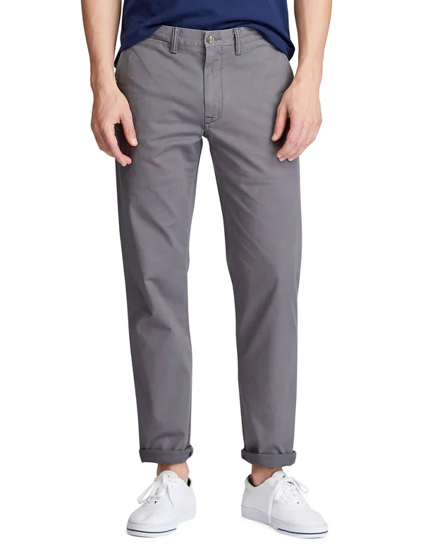 Polo Ralph Lauren Men's Big & Tall Stretch Straight Fit Chino - Norfolk Grey