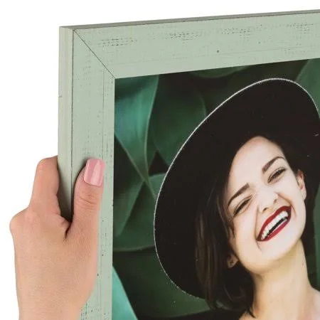 ArtToFrames 18x36 inch Sage Picture Frame, This Gray Wood Poster Frame Is Great for Your Art or Photos, Comes with 060 Plexi Gla