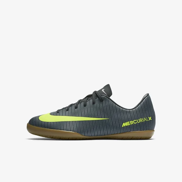 Nike Kids MercurialX Victory VI CR7 Indoor Soccer Shoes Seaweed/Volt/Hasta/White - 1