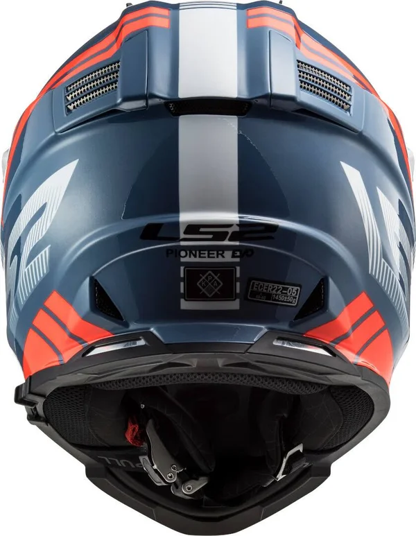 LS2 - Helmet MX436 Pioneer Evo Evolve White, Cobalt - Size L