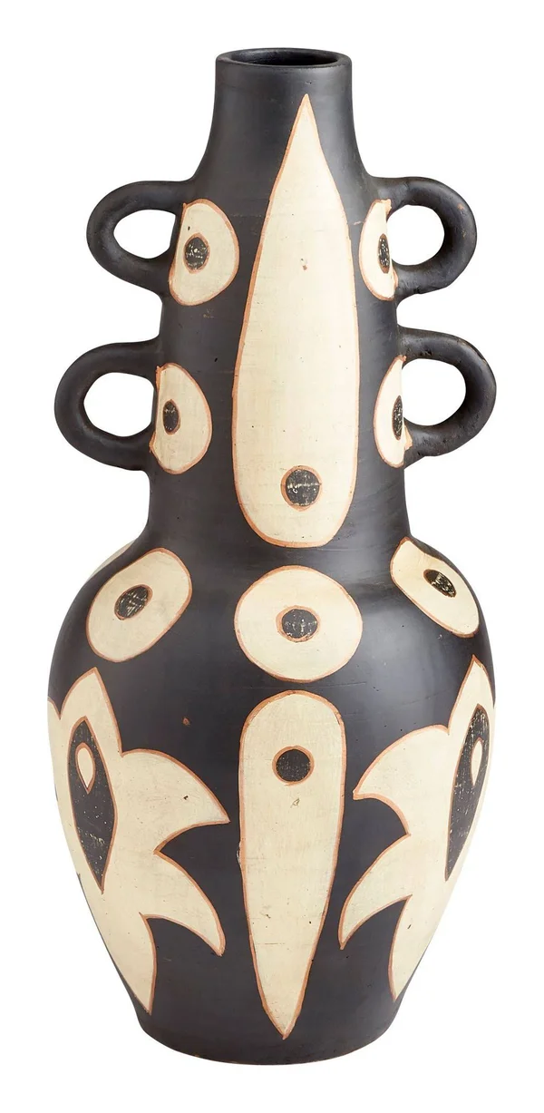 Navajo Vase - Cyan Design 10678