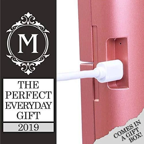 Mirrorvana Xlarge Vanity Mirror with Lights - Extravagant Trifold LED Lighted Makeup Mirror with 3X 5X 10x Magnification & B