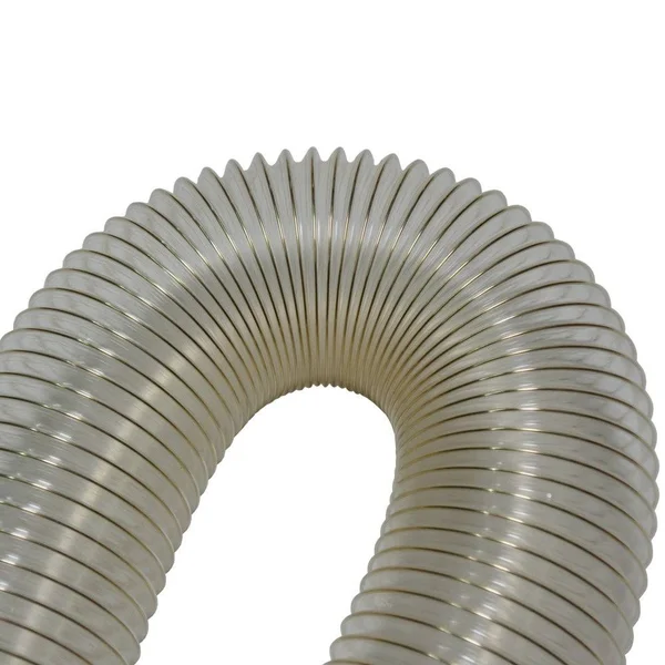Rubber-Cal PVC Flexduct General Purpose - Clear - 1.25x22 ID x 25& (Fully stretched)
