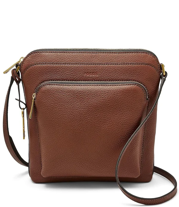 Fossil Brown Cindy Crossbody