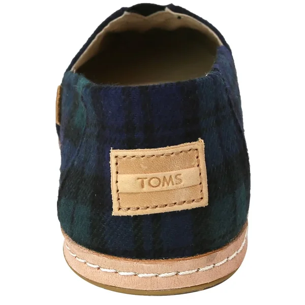 Toms Women's Seasonal Classic Alpargata - Size: 7, Spruce Plaid