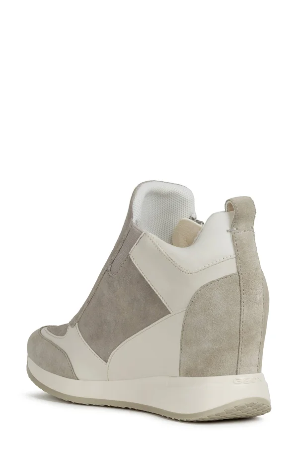 Women's Geox Nydame Wedge Sneaker, Size 10US - Grey