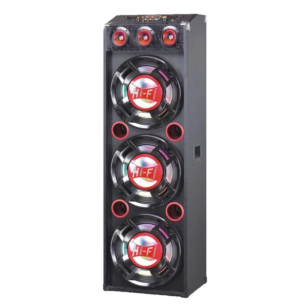 QFX SBX412300BT Speaker - 4000W - Bluetooth - Black/Red