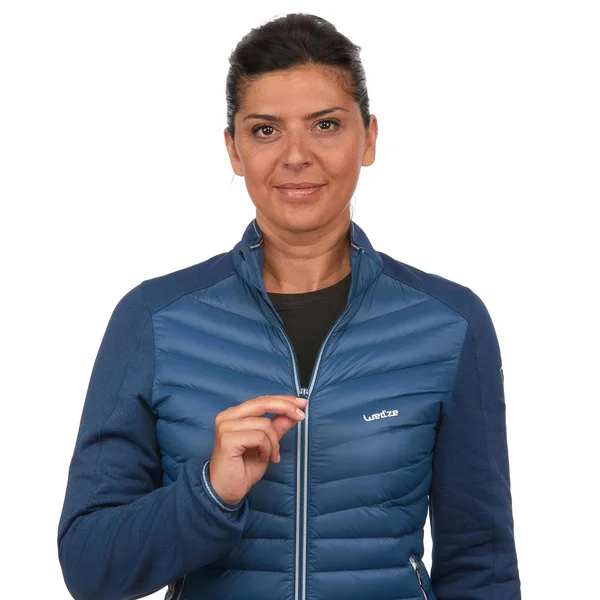 Wedze Women's 900 - Skiing 2nd Layer, Jacket in Dark Blue, Size Xs