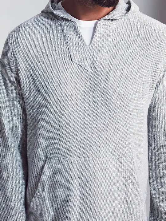 Faherty Brand Baja Beach Poncho in Backloop Jacquard