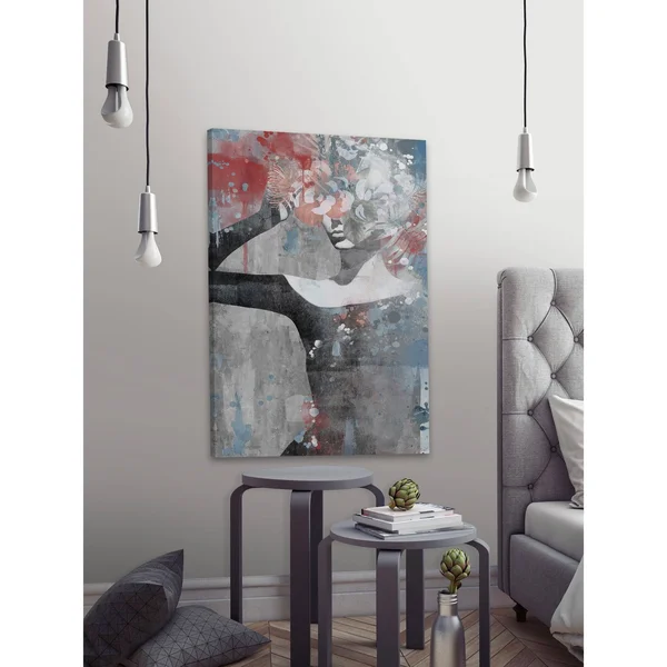 Marmont Hill Confused and Unknown Canvas Wall Art - Size: 45 inch x 30 inch