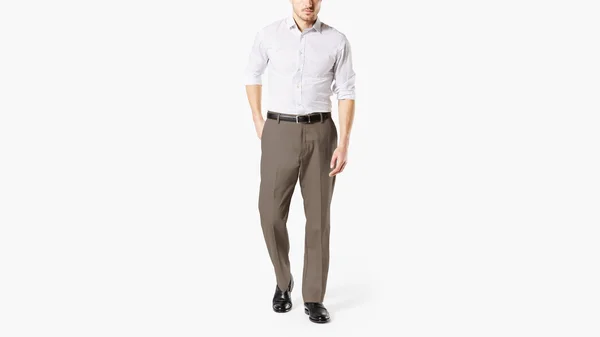 Dockers Big Tall Classic Fit Signature Khaki Lux Cotton Stretch Pants : 58 32