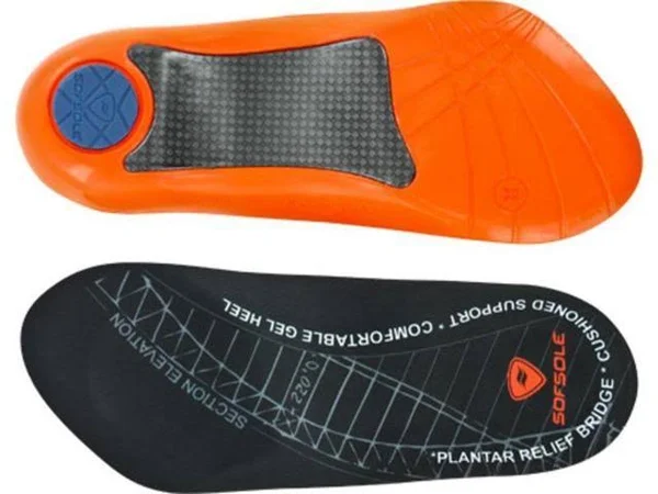 Sofsole Plantar Fasciitis Orthotic Insoles (Mens Universal Size)