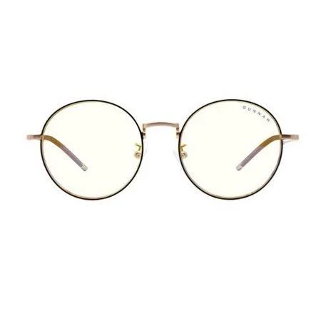 Gunnar Technology Eyewear Ellipse Color: Black/Gold Frame Clear Lens