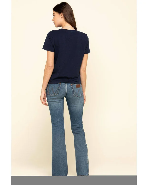 Wrangler Retro Flare Stretch Jean - Blue 29/32 - Women's
