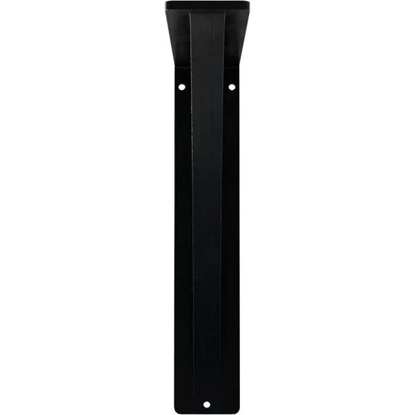 Ekena Millwork BKTM02X07X10TGL 2 x 7.5 x 10 in. Galveston Wrought Iron Bracket - Triple Center Brace Powder Coated Black