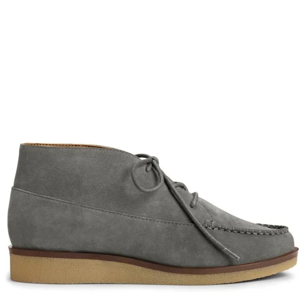 Aerosoles Women's Greenhouse Chukka Boot, Size: 5, Grey Genuine Suede