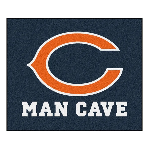 NFL - Chicago Bears Man Cave Tailgater Rug 5&x6&