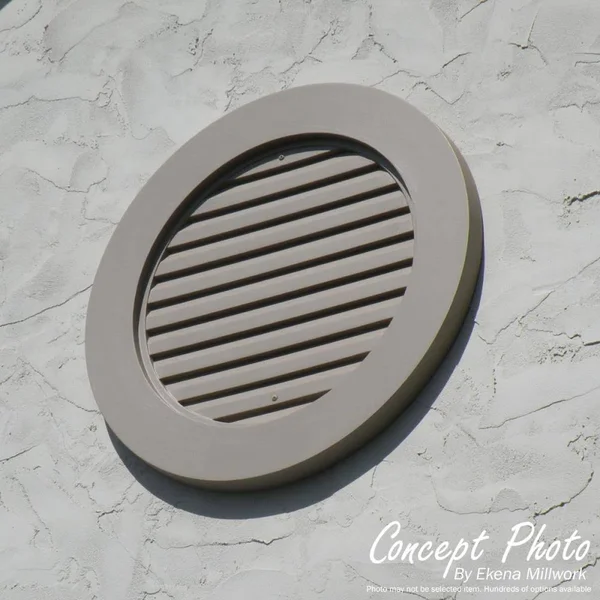 Ekena Millwork 28x22H x 18x22W Eyebrow Gable Vent Louver