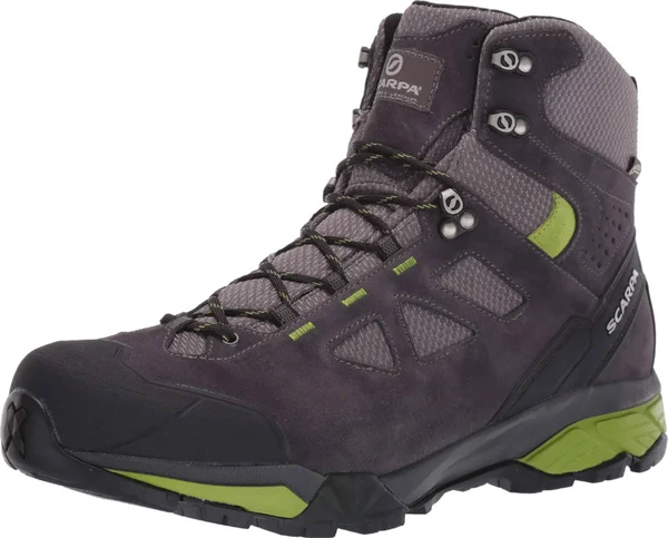 Scarpa Men's ZG Lite GTX Boot - 42 - Dark Grey/Spring