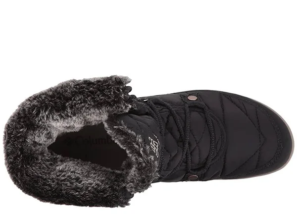 Columbia Women's Heavenly Omni-Heat Minx Shorty Boots, Black/Kettle, 7.5