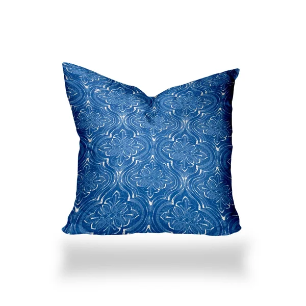 Joita Atlas Indoor Outdoor Soft Royal Pillow Zipper Cover Only 22X22