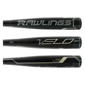 Rawlings 2020 Velo ACP 3 BBCOR Baseball Bat - Black