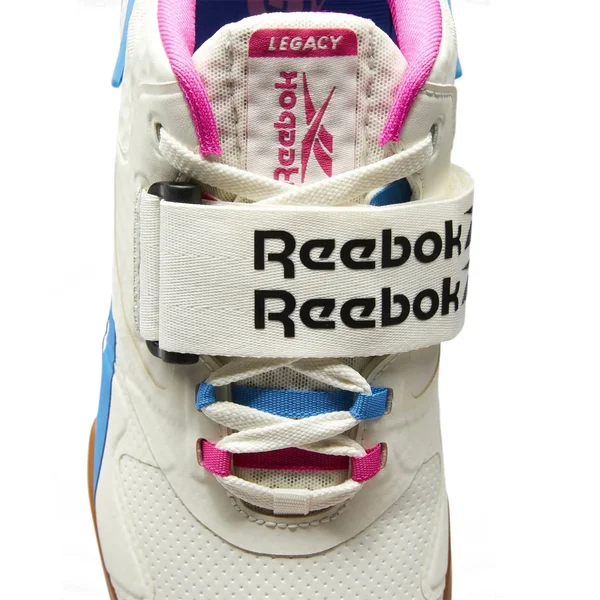 Reebok Legacy Lifter II - Women's - Chalk - Proud Pink, Horizon Blue - 8.5