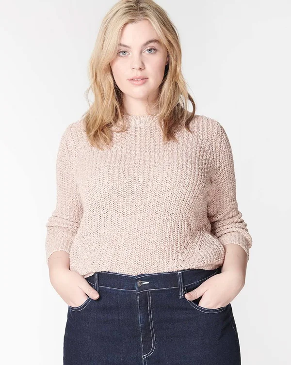Veronica Beard Leah Crewneck Pullover Sweater - Pink, Women's, Xx-Large