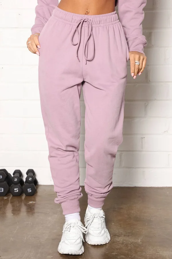 Womens Training Active Jogger in Orchid Size 1x by Fashion Nova