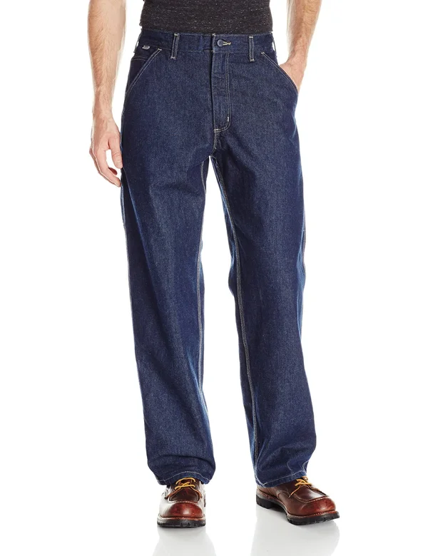 Carhartt Men's Flame Resistant Signature Denim Dungaree
