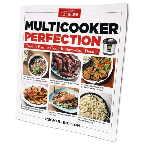 Zavor Lux Edge 8-Qt. Cooker with Cookbook, Silver
