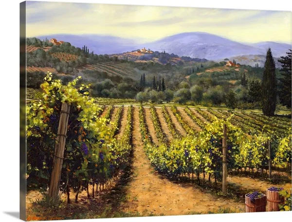 Tuscany Vines - Canvas Wall Art, 40x30, Great Big Canvas