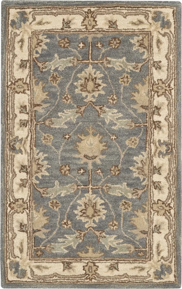 Nourison India House Blue 8& Round Area Rug