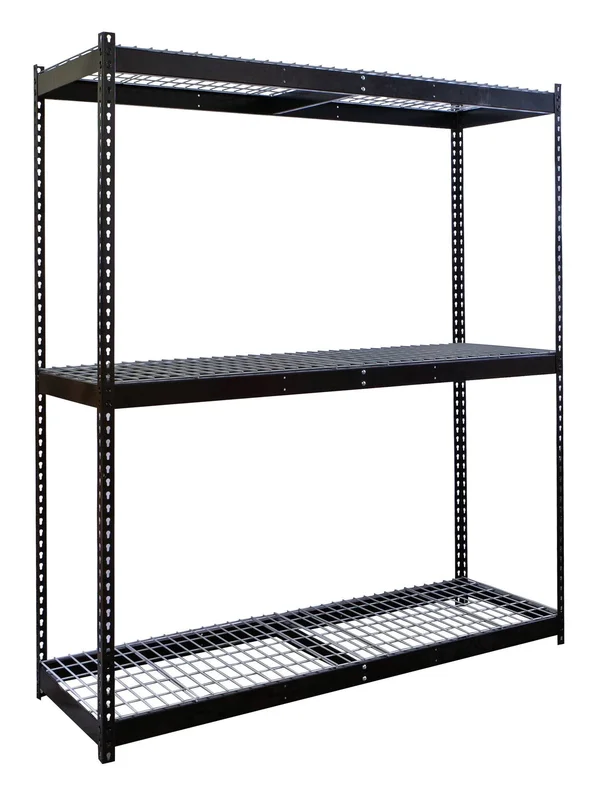 Rivetwell Double Boltless 3 Shelf Shelving Unit Starter Hallowell Size: 84x22 H x 72x22 W x 24x22 D