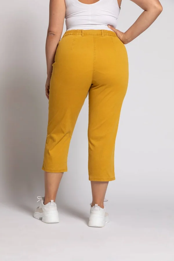Plus Size Business Pants - Woman, Orange, Size: 32, Cotton, Ulla Popken